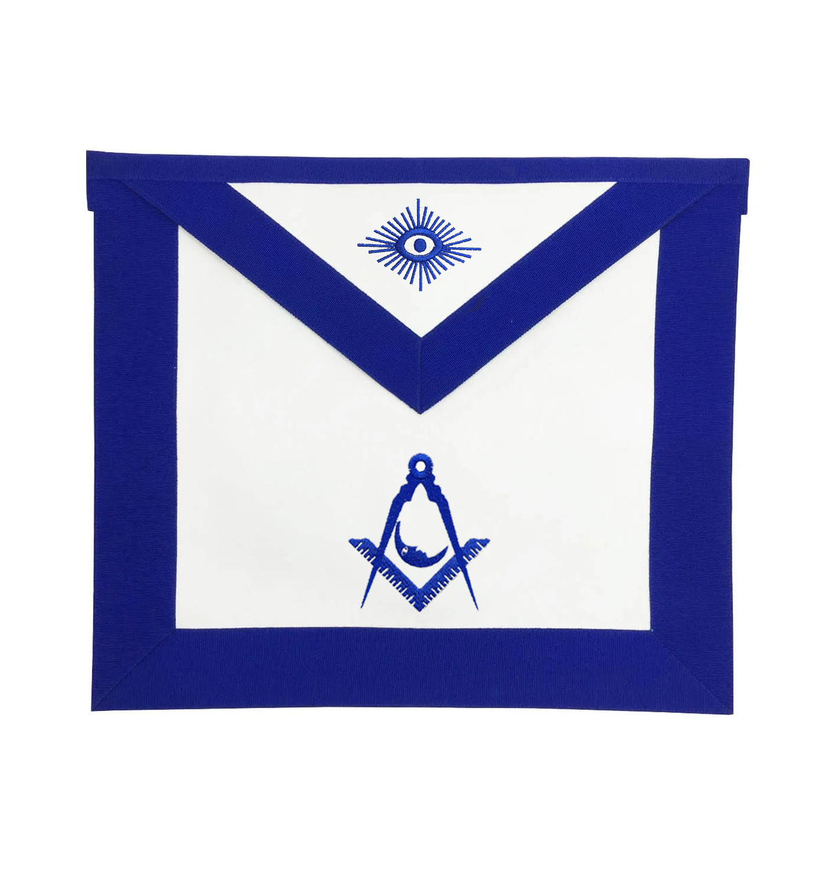 Junior Deacon Blue Lodge Officer Apron - Royal Blue