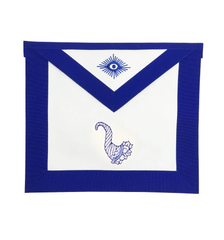 Junior Steward Blue Lodge Officer Apron - Royal Blue