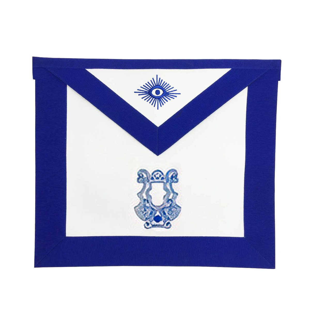 Organist Blue Lodge Officer Apron - Royal Blue