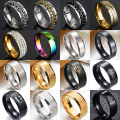 Titanium steel men's jewelry Masonic Ring Fashion Ring masons Symbol Compass G Ring Ring