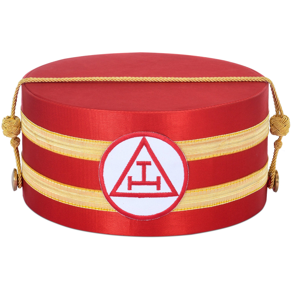 Royal Arch Chapter Crown Cap - Red & Gold