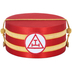 Royal Arch Chapter Crown Cap - Red & Gold