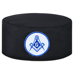 Master Mason Blue Lodge Crown Cap - White & Blue Emblem