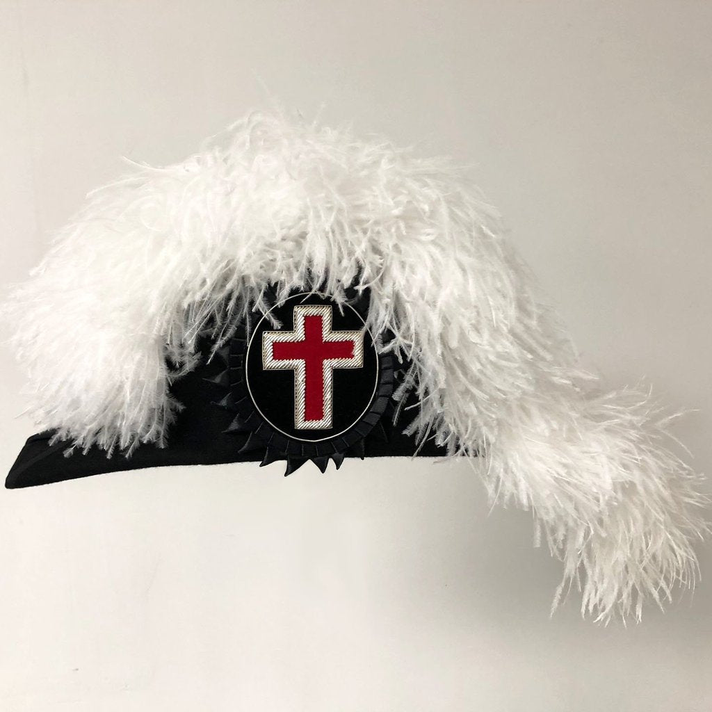 Knights Templar Line Officer Sir Knight Chapeau - Standard