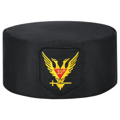 32nd Degree Scottish Rite Crown Cap - Wings Up Red & Yellow