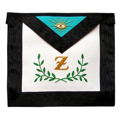 Masonic Scottish Rite Masonic apron - AASR - 4th degree - Sprig of acacia