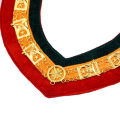 Shriners Chain Collar - Tricolor Backing