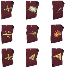 Masonic Regalia 14th Degree Officers Apron and Collar Set