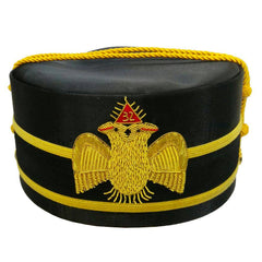 32nd Degree Scottish Rite Crown Cap - Double-Eagle Hand Embroidered