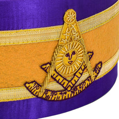 Past Master Blue Lodge Crown Cap - Purple Backing