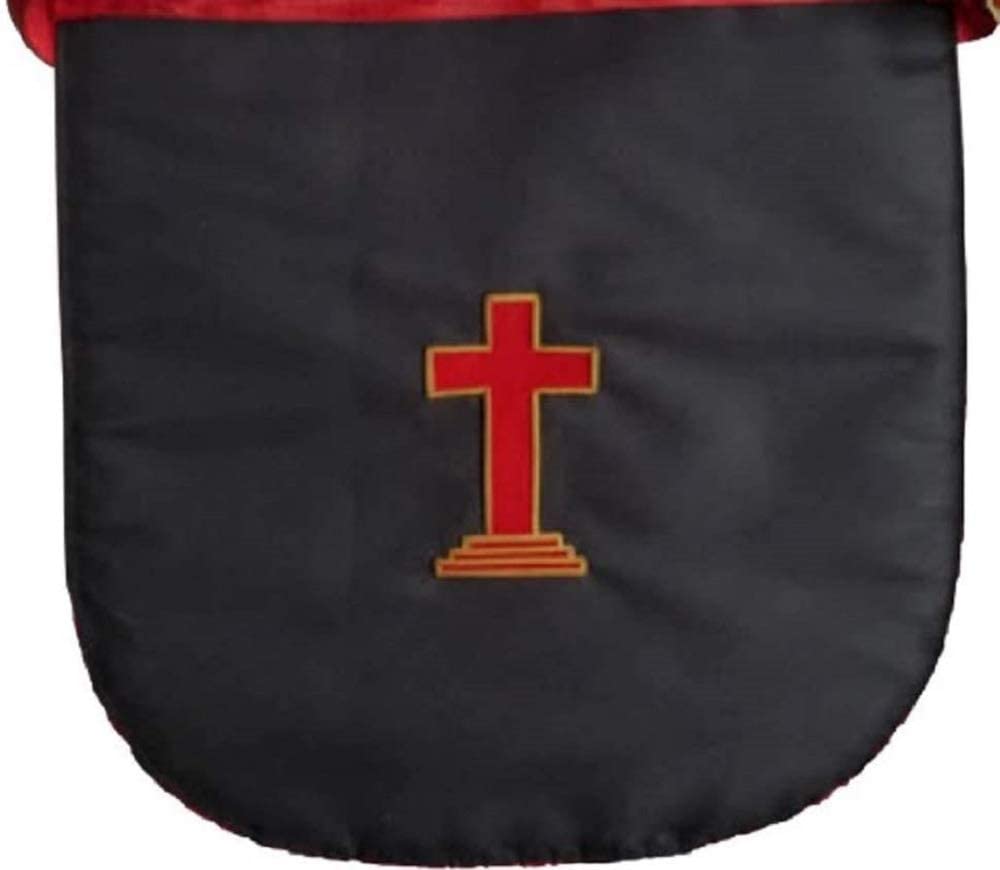 Masonic Scottish Rite Round Satin apron - AASR - 18th degree