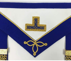 Masonic Craft Provincial Undress Apron and Collar with Gloves