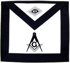 Masonic Master Mason Funeral Apron Hand Embroidered