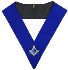 Blue Lodge Officers Collar Set of 12 Machine Embroidery Collars