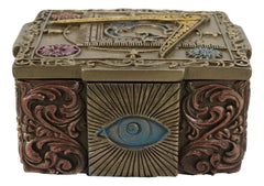 Masonic Small Decorative Box Jewelry Trinket 4" Long-Masonic Decorative Box for Masons