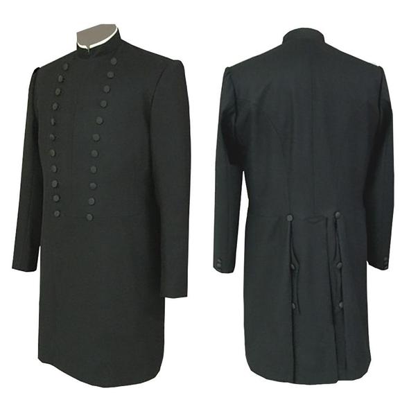 Knights Templar Masonic Past Commander Double-Breasted Frock Coat - Tall