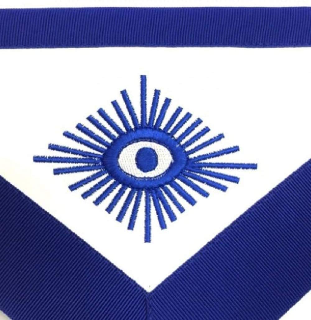 Masonic Blue Lodge Officers Aprons with wreath - Set of 12 Aprons