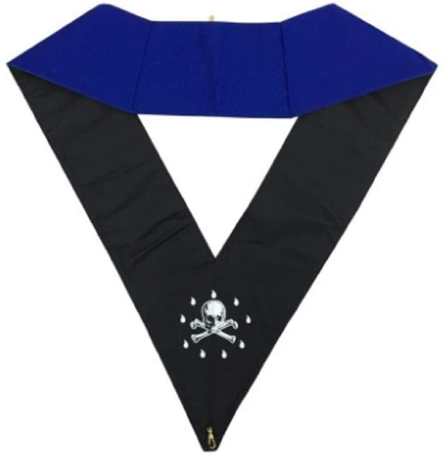 Blue Lodge Officers Collar Set of 12 Machine Embroidery Collars