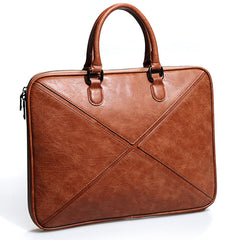 Men's briefcase leather business briefcase Portable Document briefcase Handbag Business Briefcase Official Briefcase