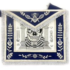 Masonic Regalia Custom Design Skull Pillars Masters Carpet Handmade Bullion Masonic Apron