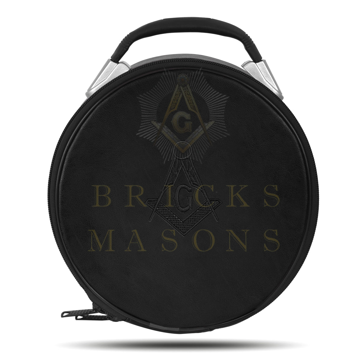 Masonic Crown Cap Case - Black