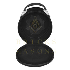 Masonic Crown Cap Case - Black