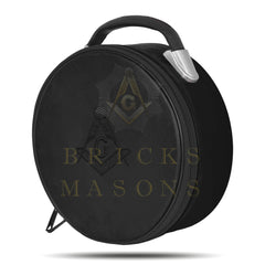 Masonic Crown Cap Case - Black