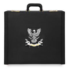 Scottish Rite Apron Case - White Emblem Hand Embroidery Personalization Various Sizes & Materials