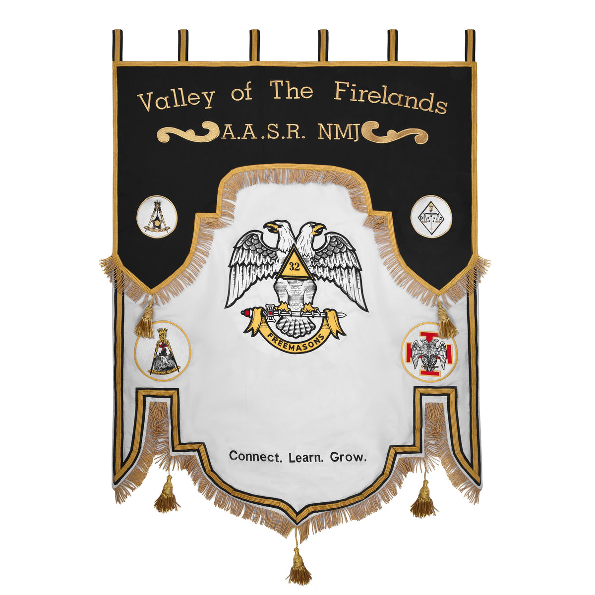 Scottish Rite Banner - Machine Embroidery Fully Customizable