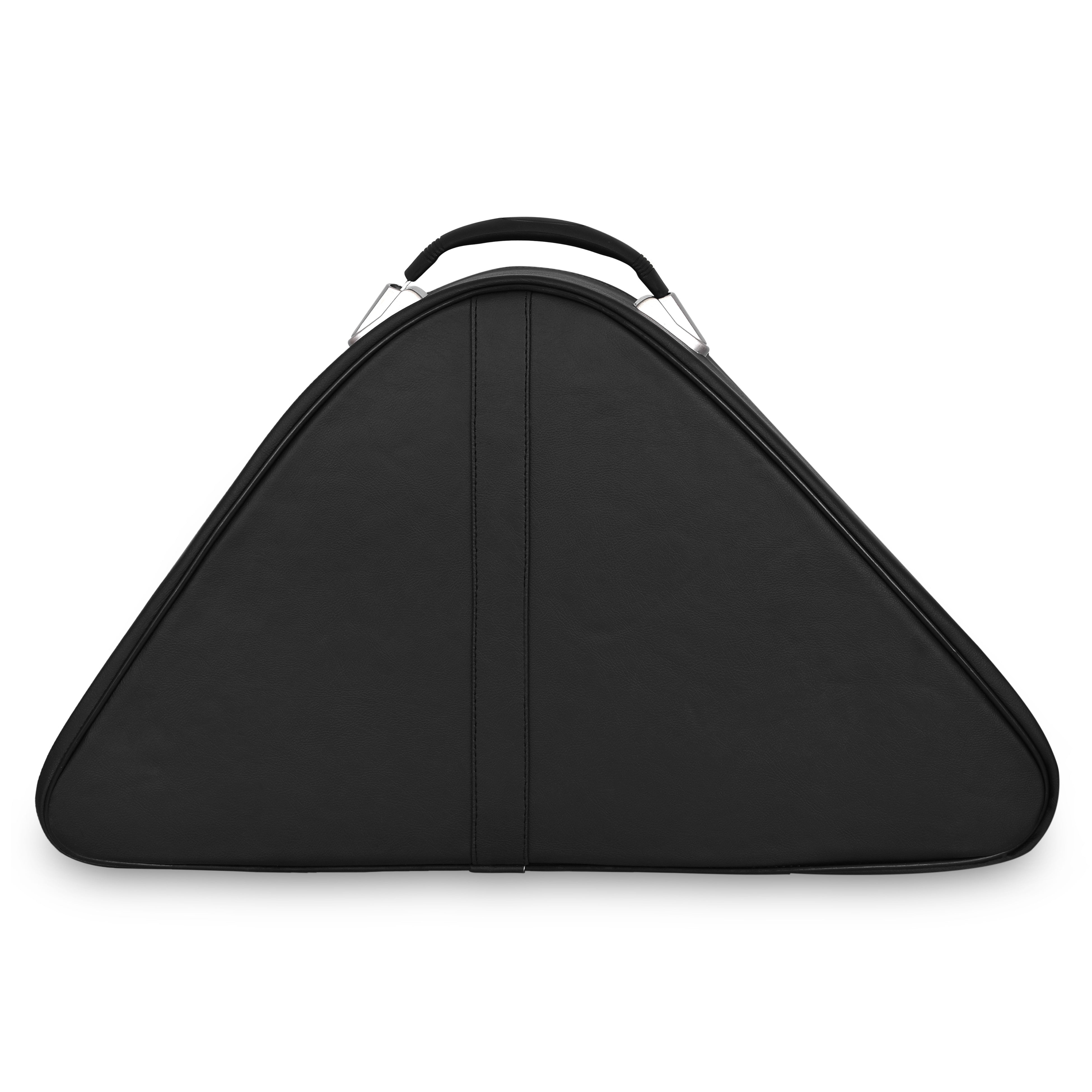 Masonic Chapeau Case - Customizable Black Leather