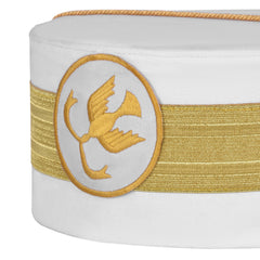 The Order of The Golden Circle Crown Cap - Hand Embroidery Gold Bullion