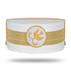 The Order of The Golden Circle Crown Cap - Hand Embroidery Gold Bullion