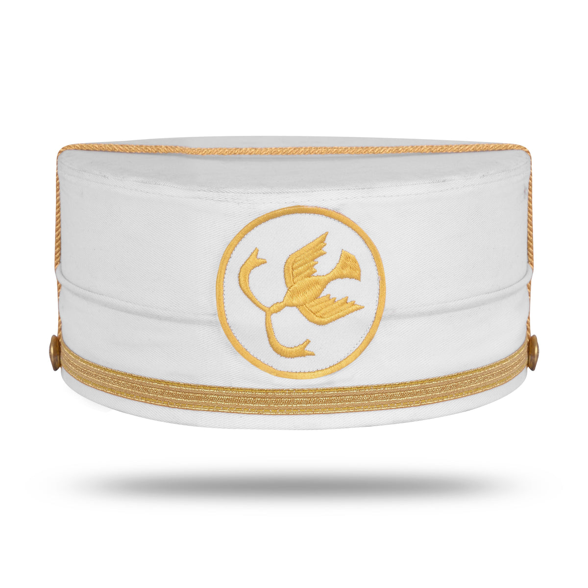 The Order Of The Golden Circle Crown Cap - Gold Bullion Hand Embroidery