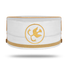 The Order Of The Golden Circle Crown Cap - Gold Bullion Hand Embroidery