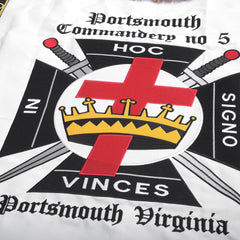 Knights Templar Commandery Banner - Machine Embroidery (3'x4')