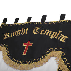 Knights Templar Commandery Banner - Machine Embroidery (3'x4')