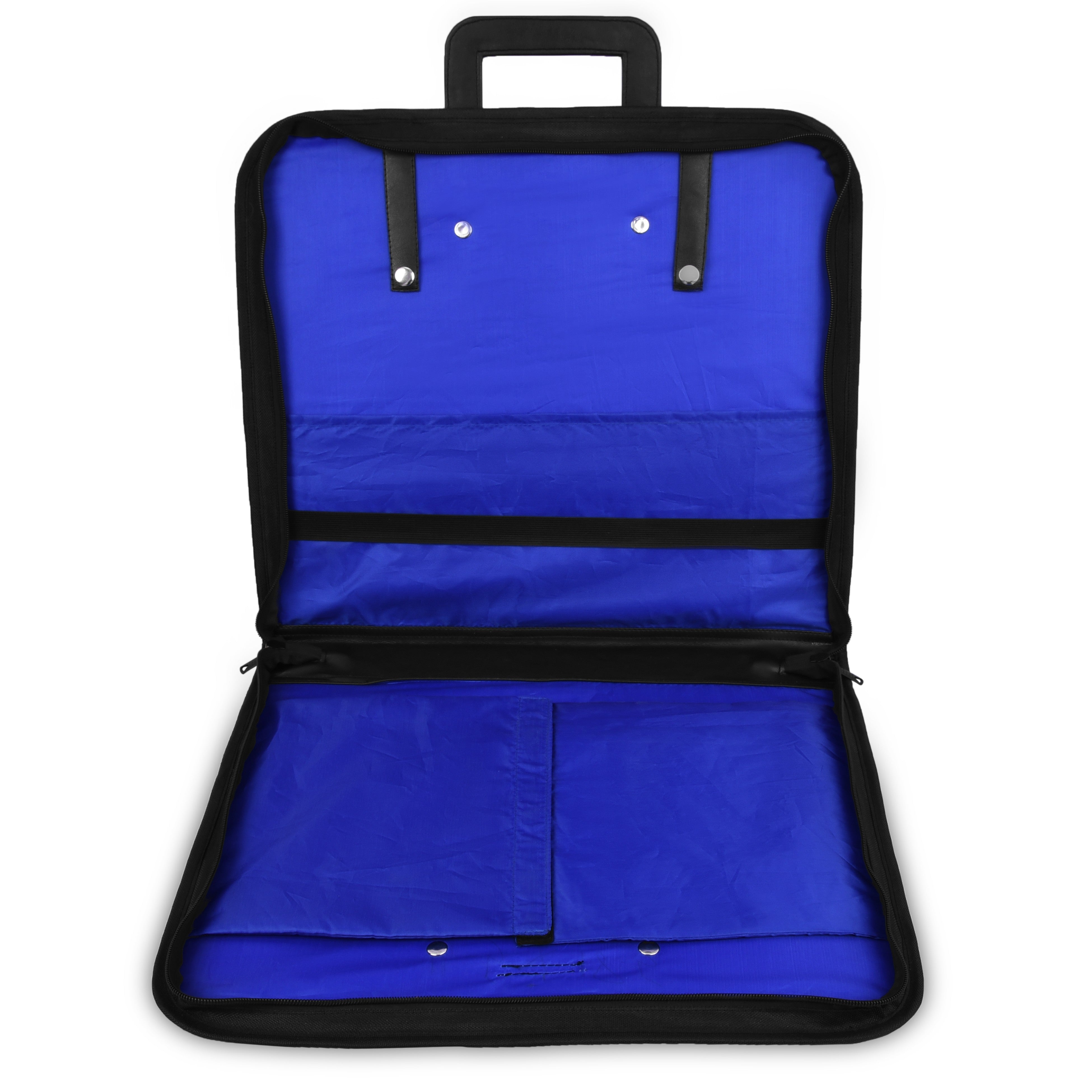 Past Master Craft English Regulation Apron Case - Soft Imitation Leather With Silver Metal Lock