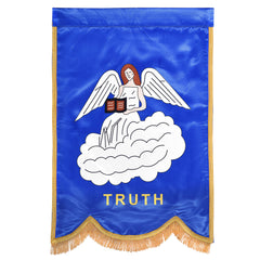 Truth Order Of The Amaranth Banner - Printed With Gold Braid & Fringe