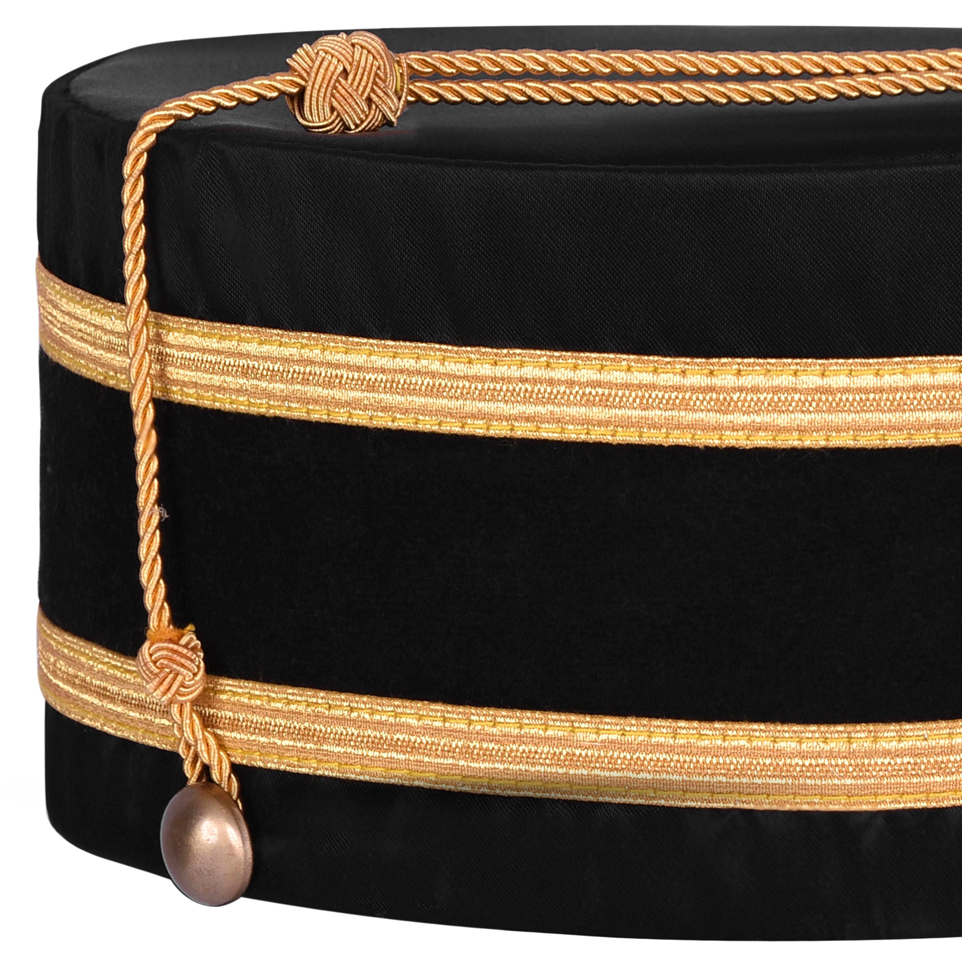 32nd Degree Scottish Rite Crown Cap - Wings Up With Gold Cord