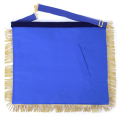 Past Grand Thrice Illustrious Master Royal & Select Masters English Regulation Apron - Blue Velvet & Gold