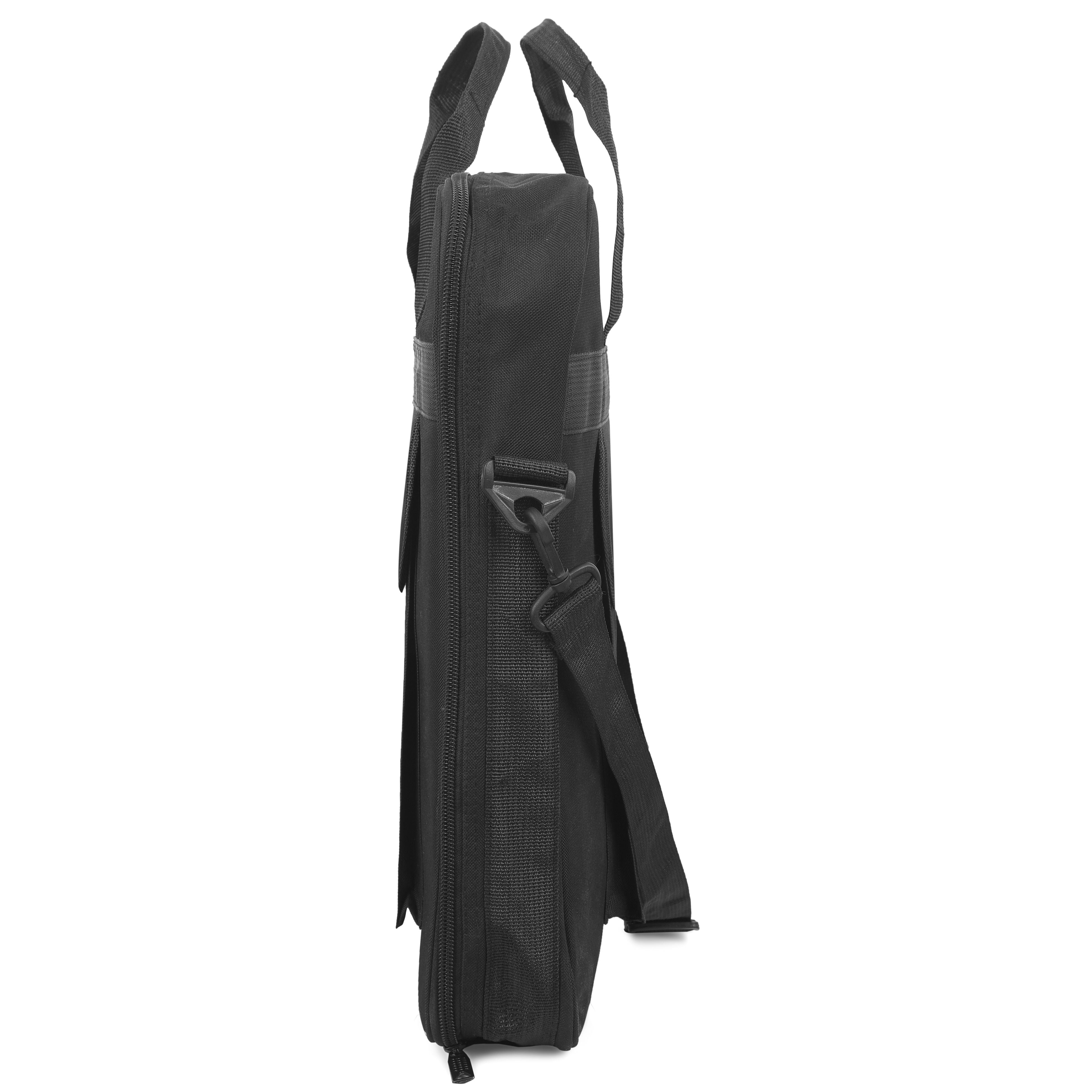 Masonic Apron Case - Black With Front Pocket