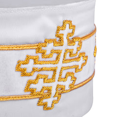 Sovereign Grand Commander 33rd Degree Scottish Rite Crown Cap - Hand Embroidery Gold Bullion