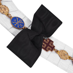 Knight Commander Red Cross of Constantine Chain Collar - Gold Plated Jewels