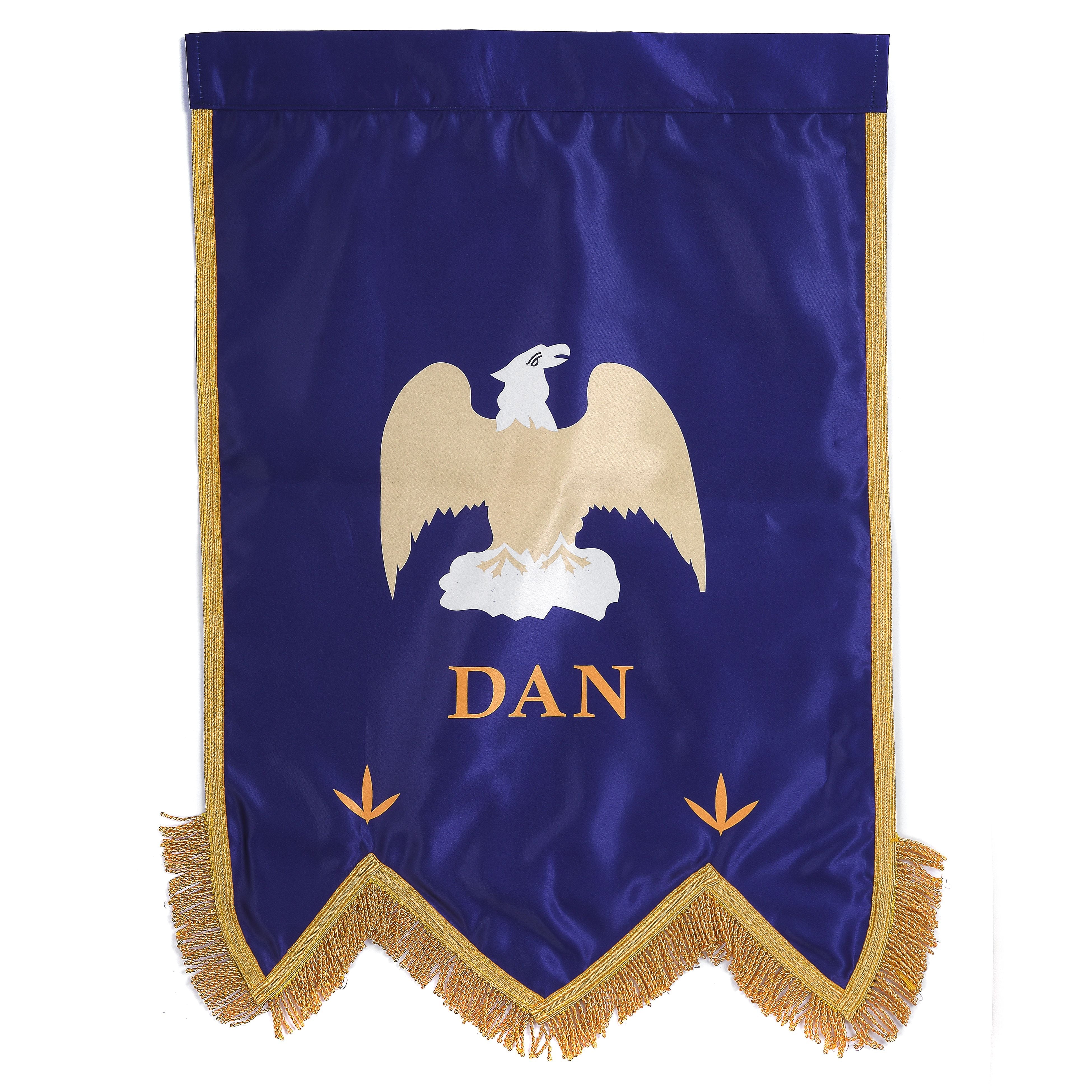 Royal Arch Chapter Banner - Printed With Gold Braid & Fringe (Set of Four)