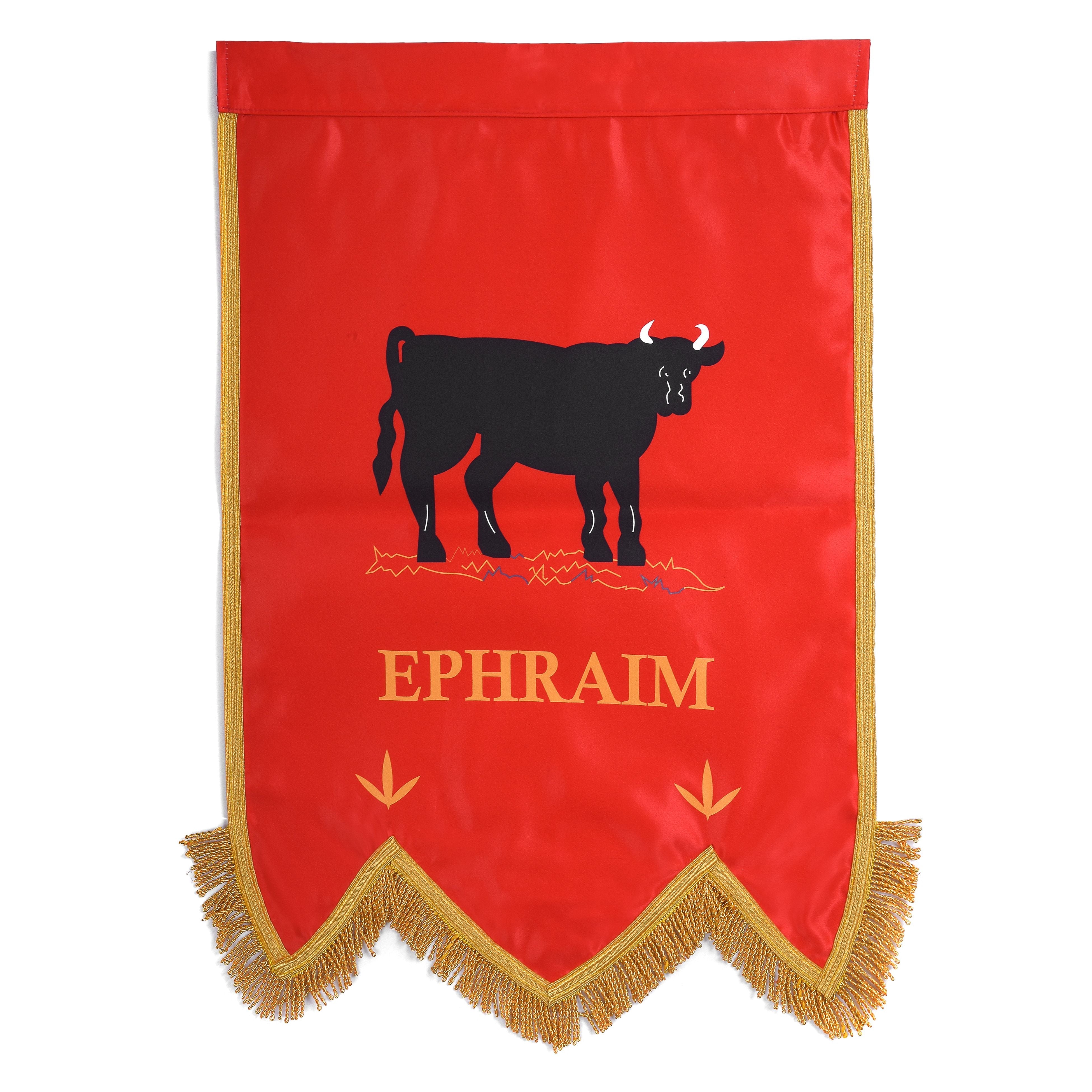 Royal Arch Chapter Banner - Printed With Gold Braid & Fringe (Set of Four)