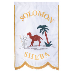 Queen Of The South Banner - Printed With Gold Braid & Fringe