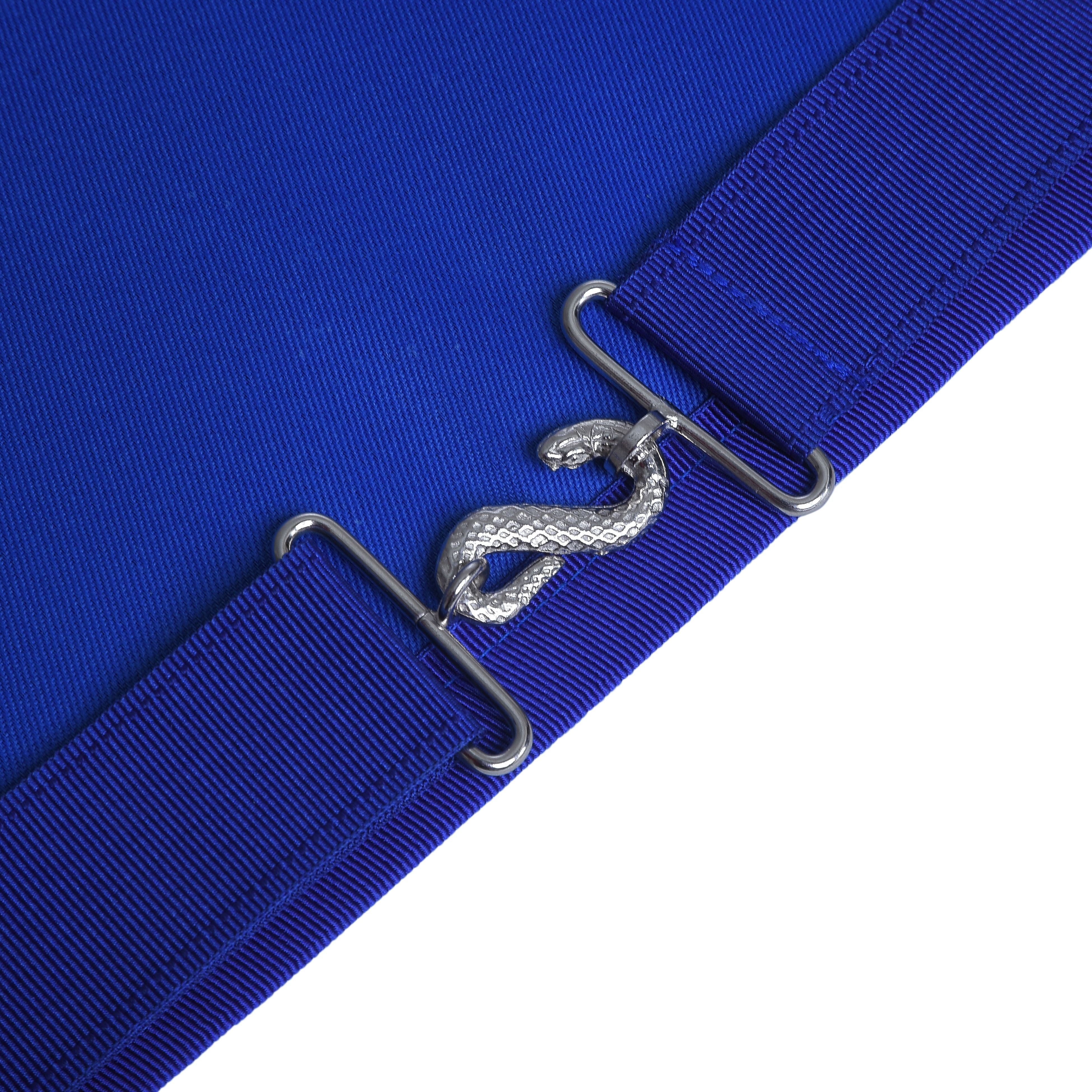 Senior Deacon Blue Lodge Officer Apron - Royal Blue