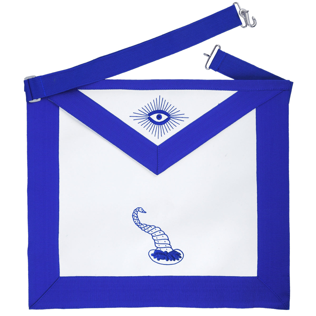 Junior Steward Blue Lodge Officer Apron - Machine Embroidery