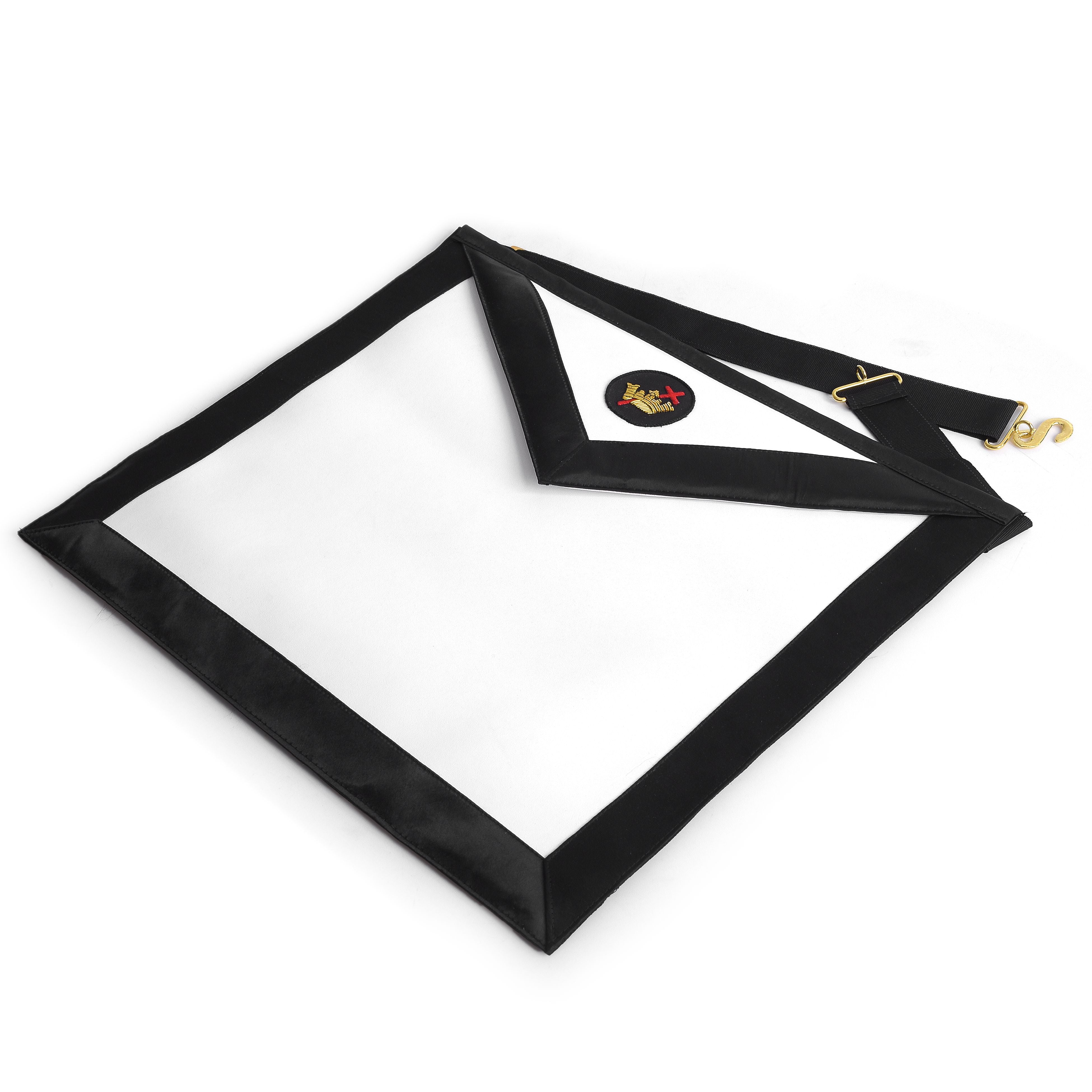 Knights Templar Commandery Apron - Black Velvet