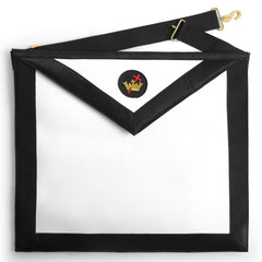 Knights Templar Commandery Apron - Black Velvet